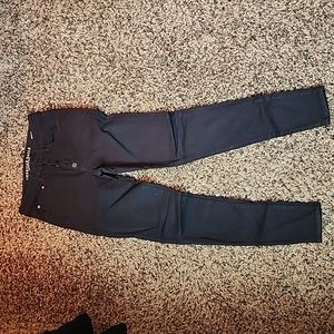 American Eagle super high rise button fly skinny jean